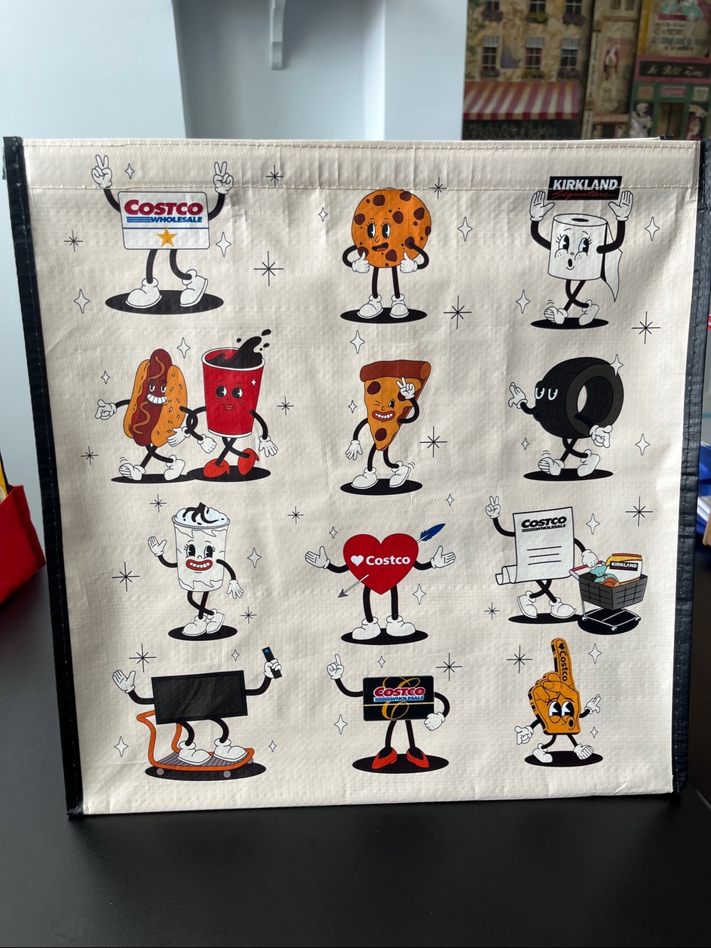 Costco KeepCool Reusable Character Tote Bag, NWOT (Square)